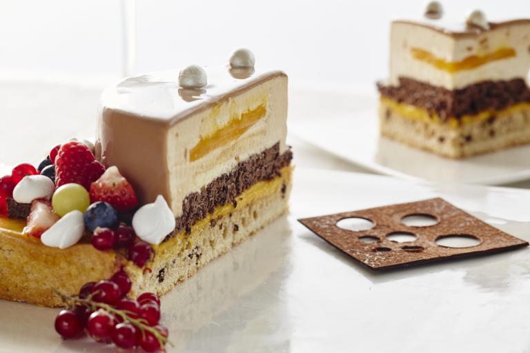 pastry with different flavours and texture